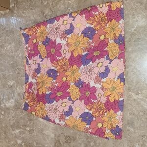 KIM ROGER'S FLORAL SKORT